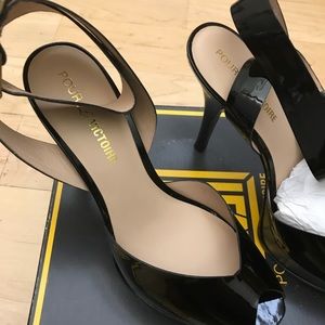 Brand new Sexy  platform patent leather stilettos